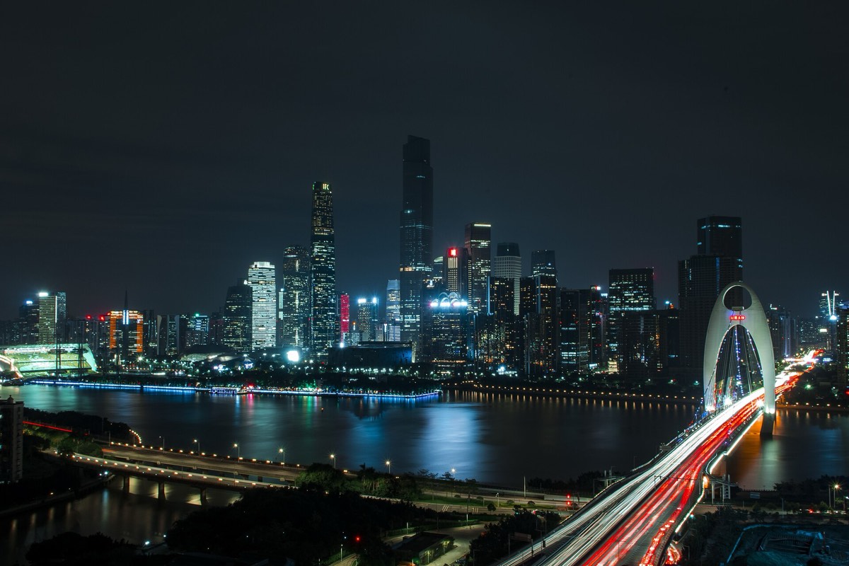 广州珠江新城夜景，赴中国牙科治疗可选城市之一